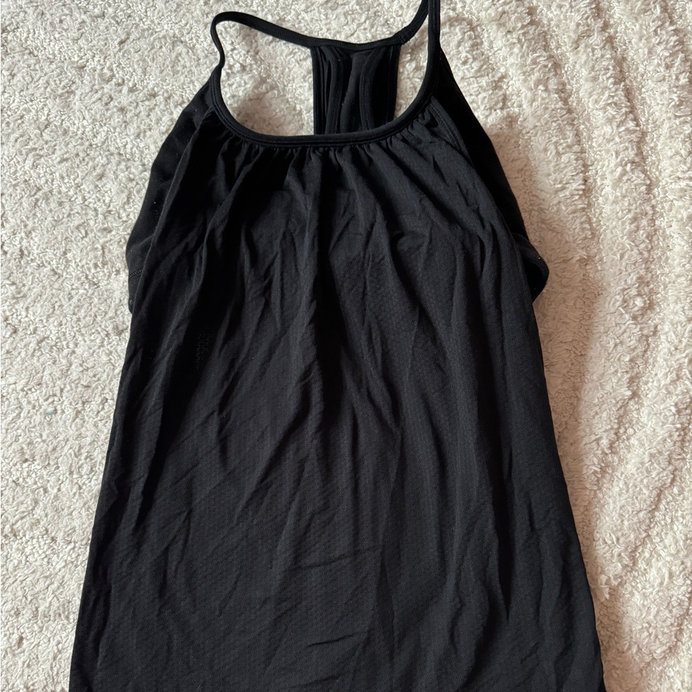 Black Lululemon Bra/Tanktop (Size Small)